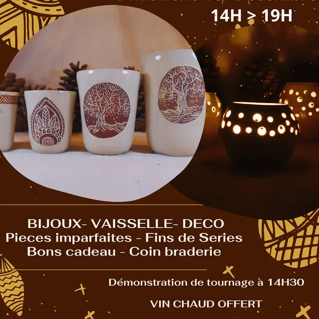portes ouvertes d'atelier pour noël