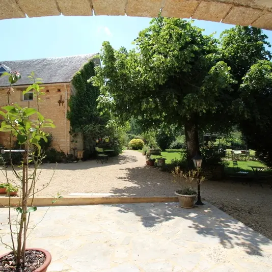 Vue de la terrasse Papillon