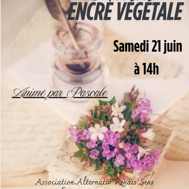 Affiche ENCRE VÉGÉTALE