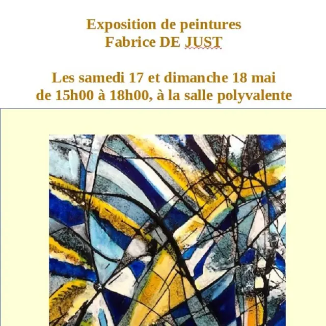 Flyers Espédaillac mai fabrice de just