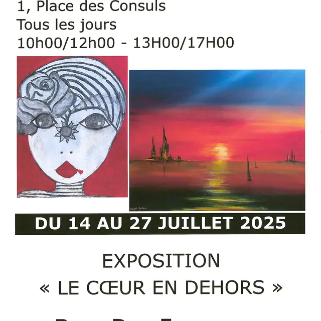 Exposition le coeur en dehors
