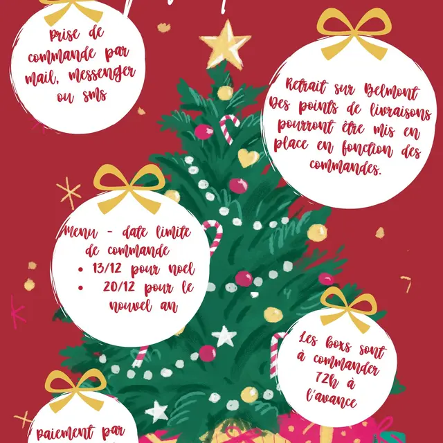 Food is Life_résa - Belmont Sainte Foi - 24, 25 et 31dec