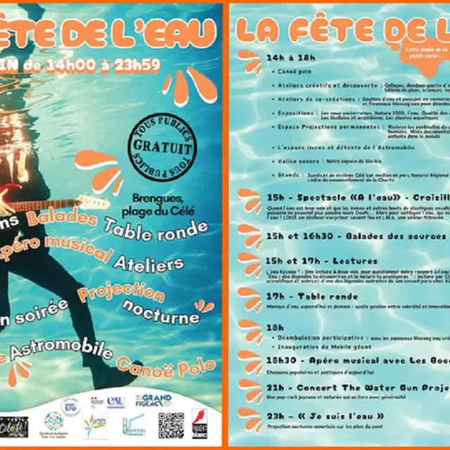 Flyer Fete de l eau 8 juin 2024 Brengues web et mails - Light