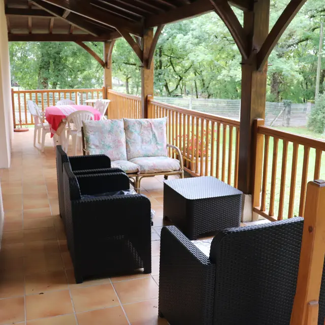 Gîte Chez Jeanne - terrasse