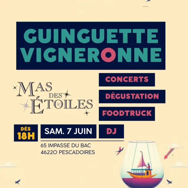Guinguette vigneronne Mas des Etoiles