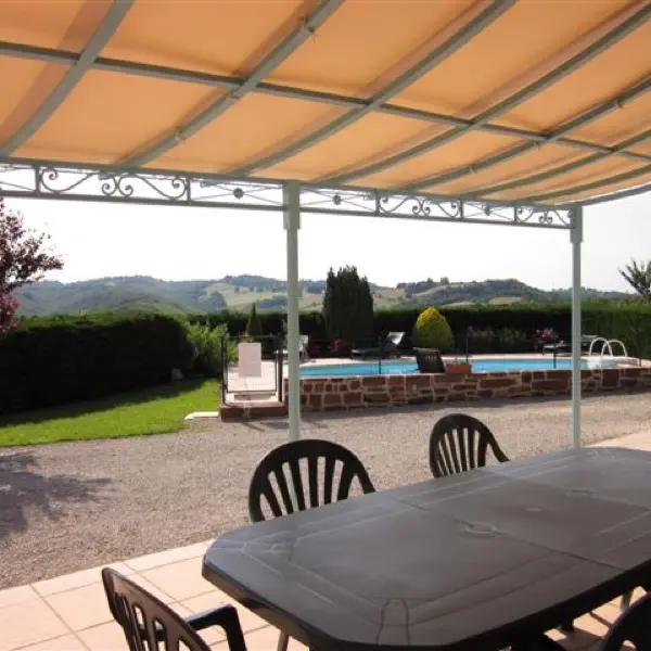 Les Collines Rouges-Vue terrasse