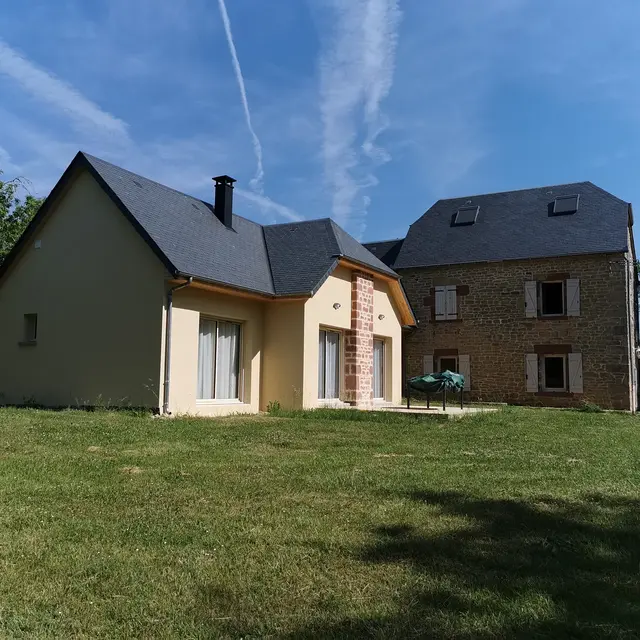 Vue arrière maison