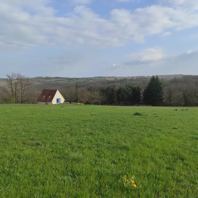 Gite entoure par nature