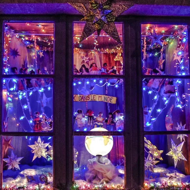 Illuminations de Noël à Lunegarde