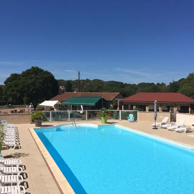 Vue piscine chauffée