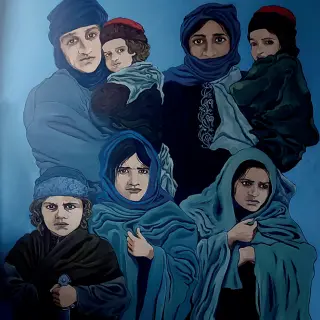 James la Bruyère, Famille arménienne sur les routes