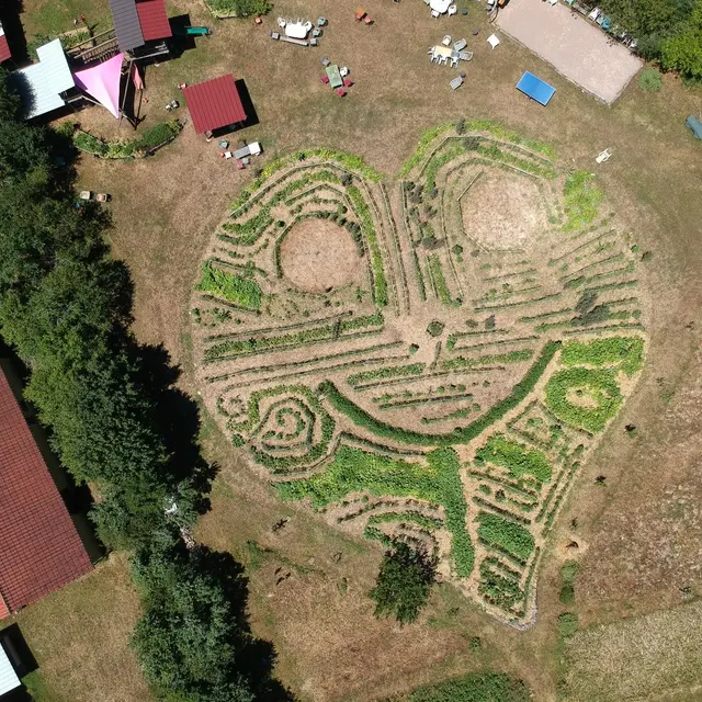 Jardin vu du ciel 2025