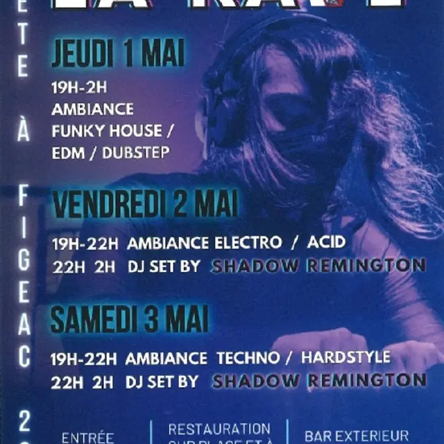 La Rave au Bar Le V à Figeac