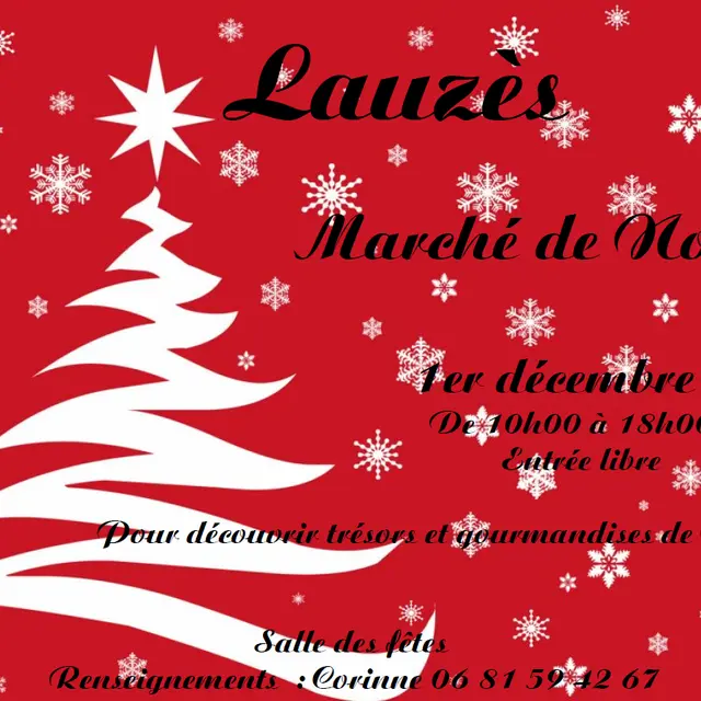 Marché de noel Lauzès 2024