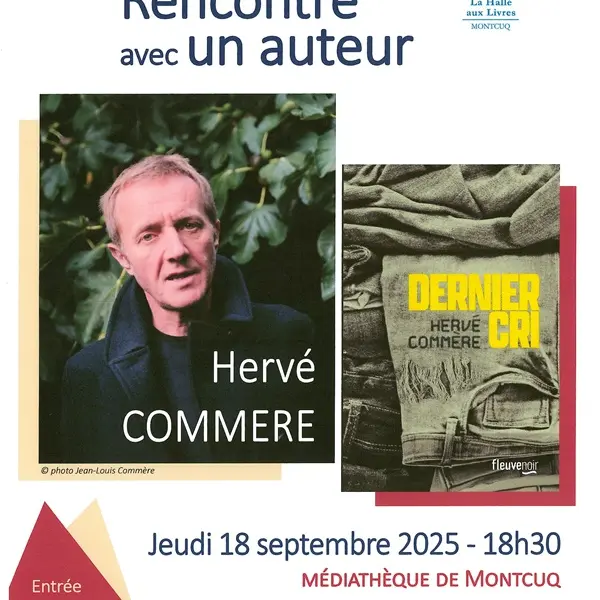 Rencontre avec un auteur Médiathèque Montcuq