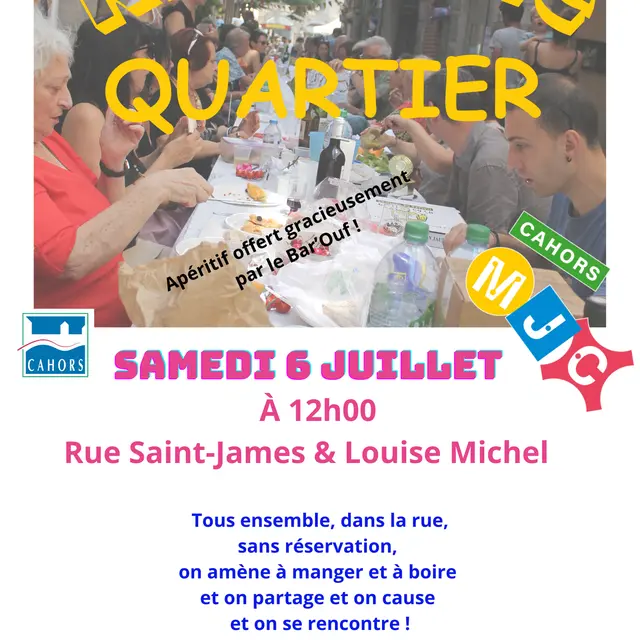 Tous ensemble, dans la rue, sans réservation, on amène à manger et à boire et on partage et on cause et on se rencontre ! - 1