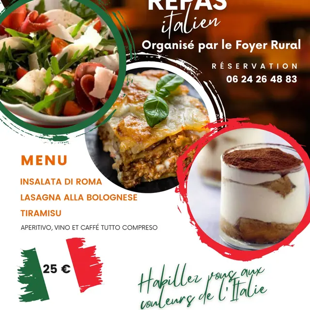 Repas italien tudeils
