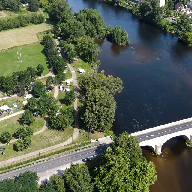 Camping vu du ciel