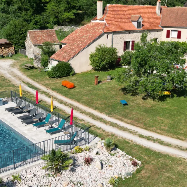 Vue aérienne Domaine du Gravier