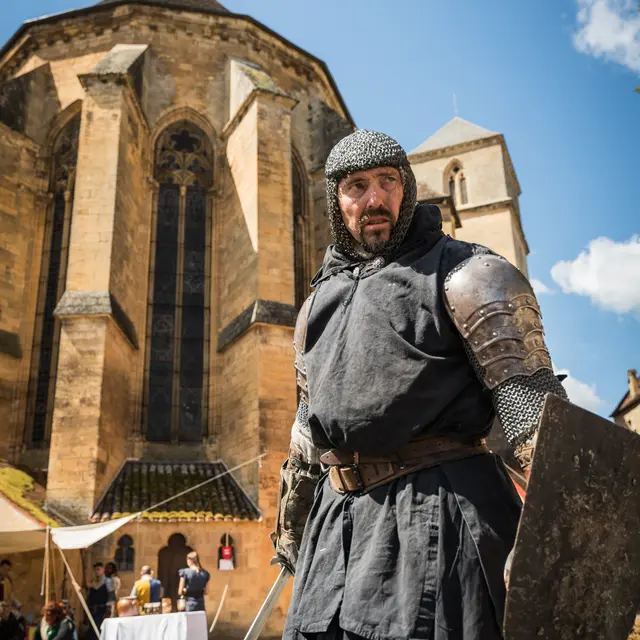 Spectacle de combats des médiévales de Gourdon 2023