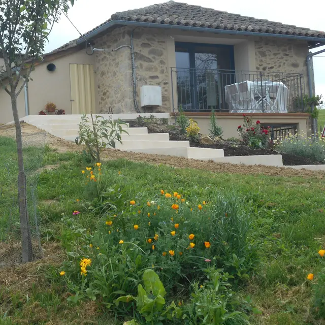Vue en façade