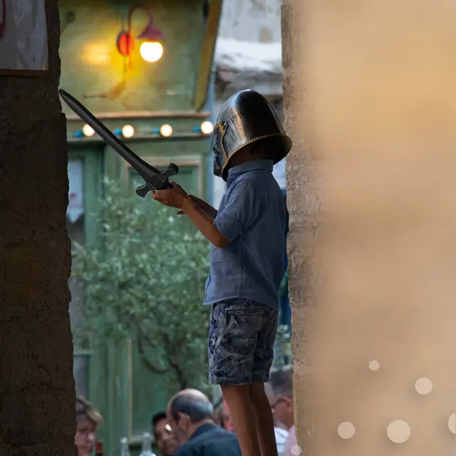 Un chevalier sous la halle de Martel