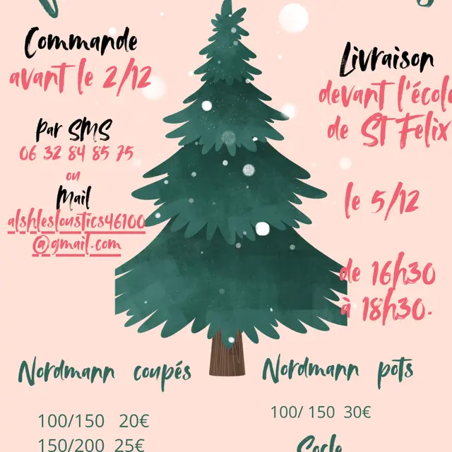 Vente solidairede sapins