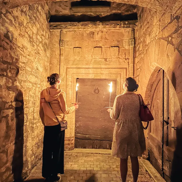Visite aux flambeaux de Gourdon