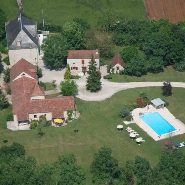 Aerial Domaine La Cabane