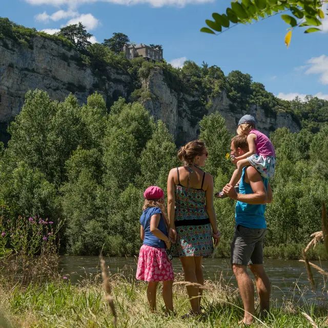 Vue sur le Château de Mirandol - ENS de Floirac_08 © Lot Tourisme - C. ORY