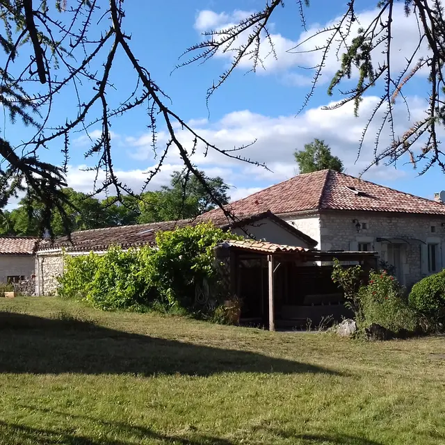 Vue sur le gîte