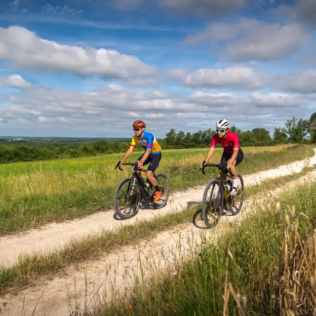 Vélo gravel à Lalbenque