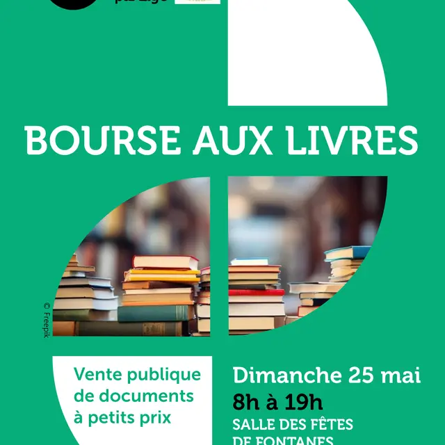 affiche 3 bourse aux livres Fontanes mai25