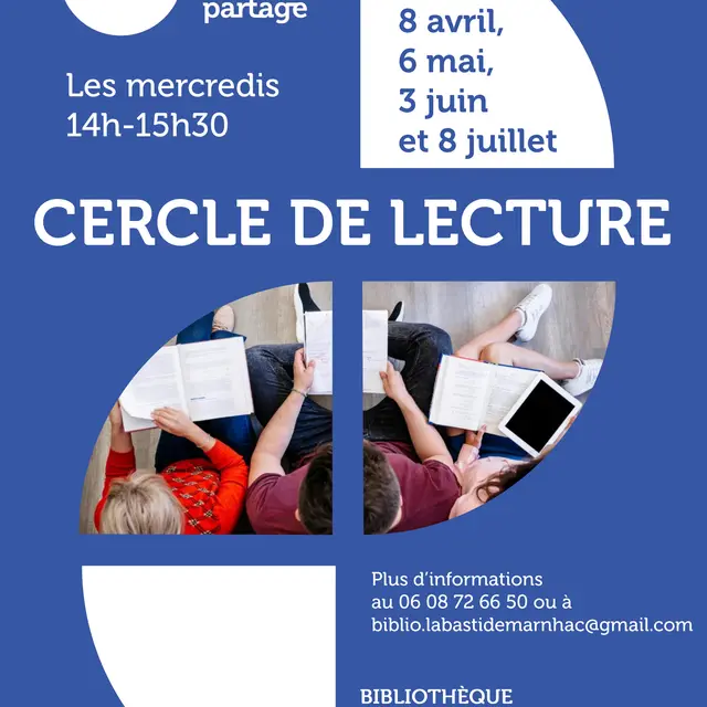 affiche Cercle lecture Labastide Marnhac mars à juillet26