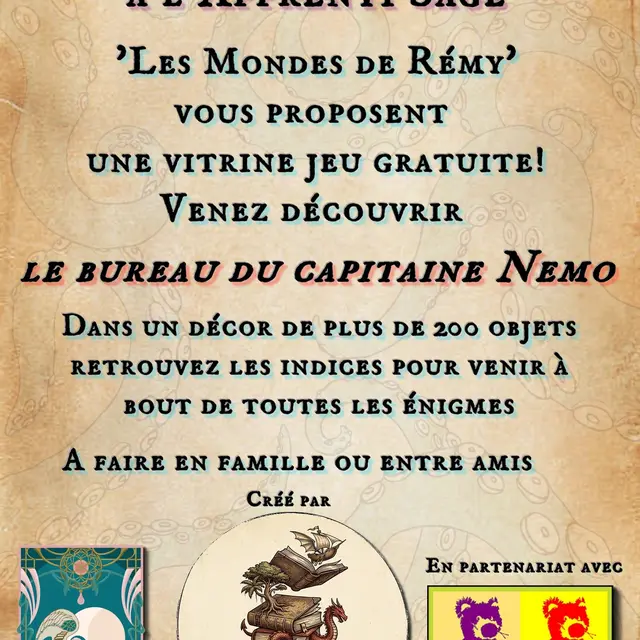 affiche annonce vitrine