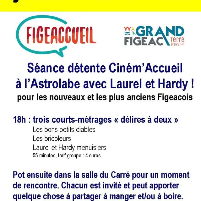 Ciném'accueil à Figeac