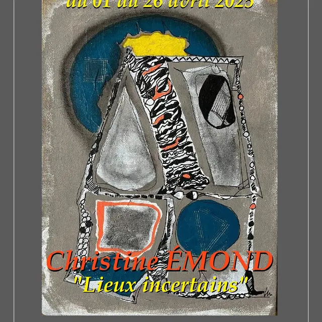 affiche expo Christine Émond