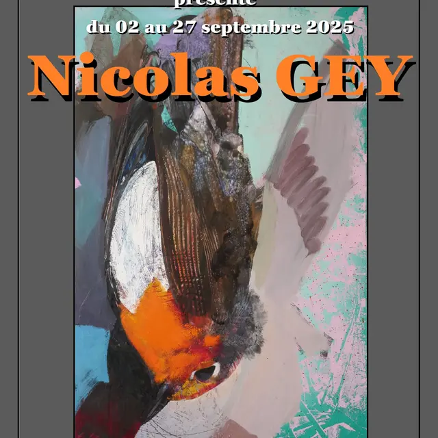 affiche expo Nicolas Gey