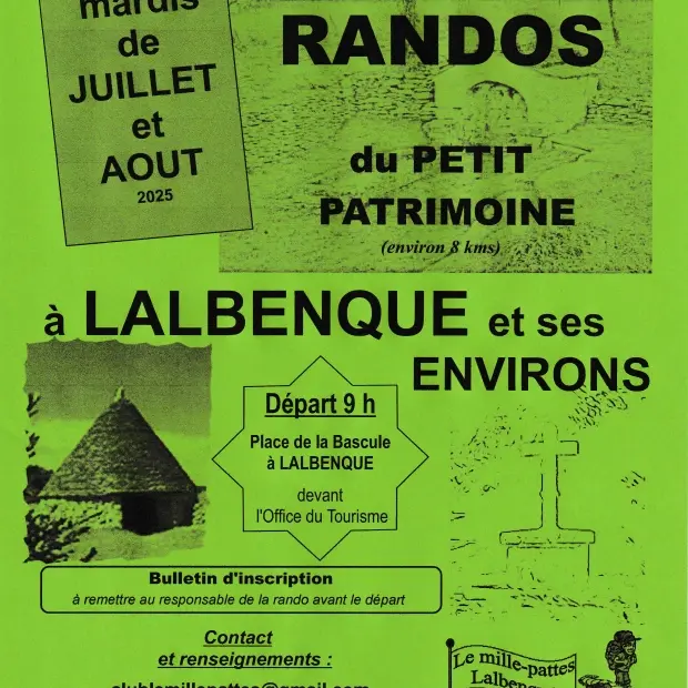 affiche randos Lalbenque