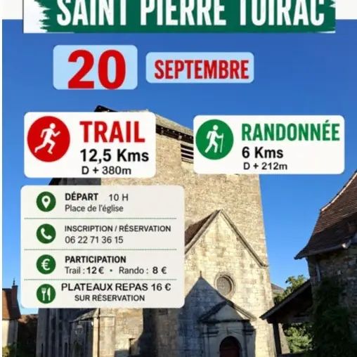 affiche trail rando SPT 20 sept