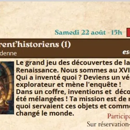 apprentis historiens
