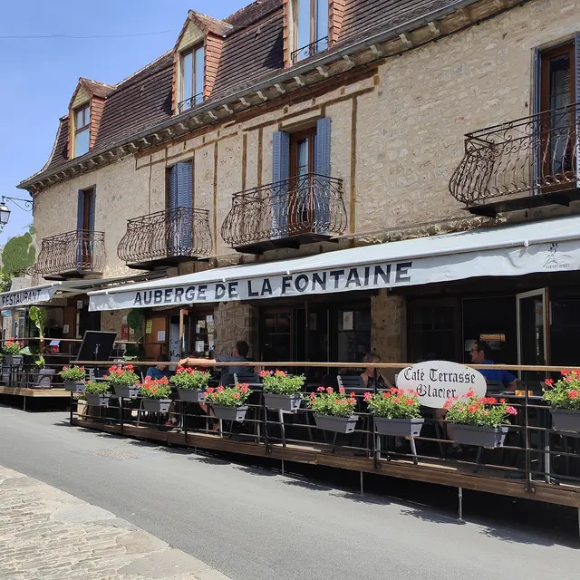 auberge de la fontaine autoire façade