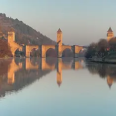 bandeau pont valentré hiver