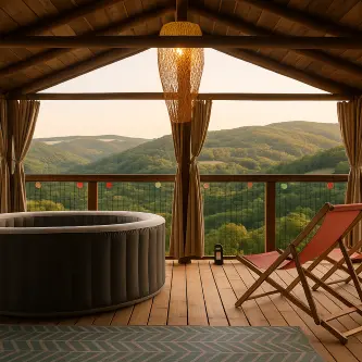 cabane jacuzzi