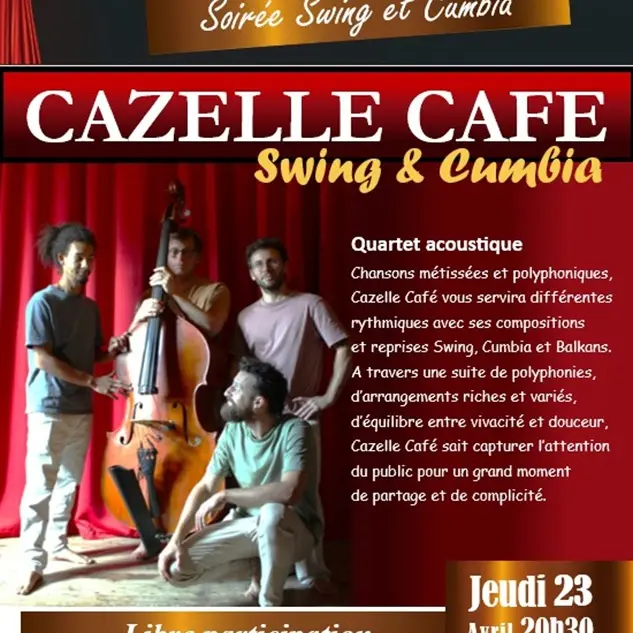 Affiche cazelle café