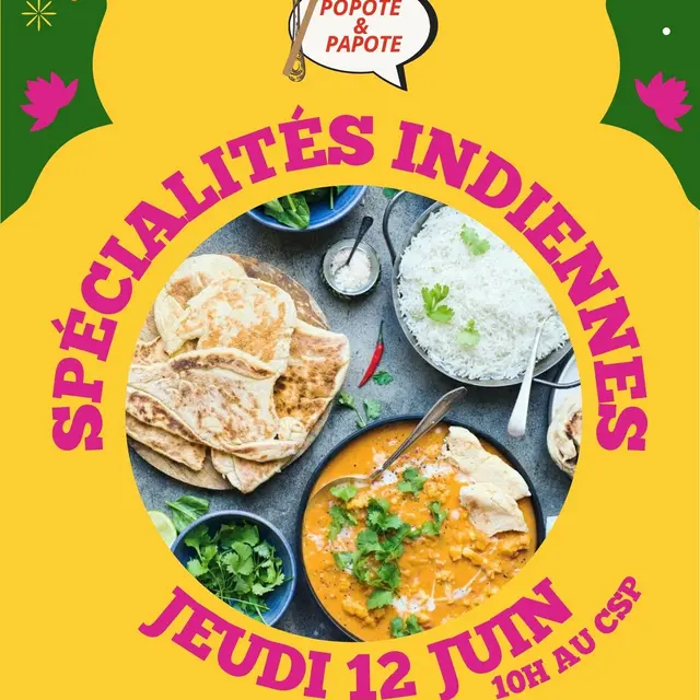 affiche cuisine indienne