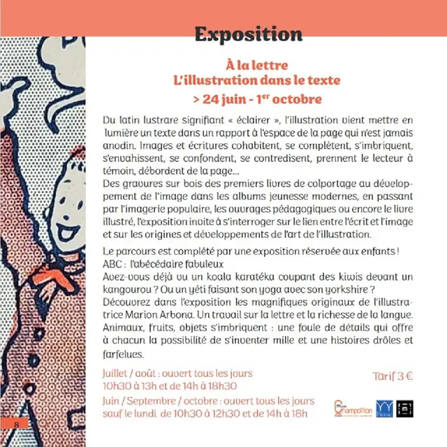 exposition musée champollion