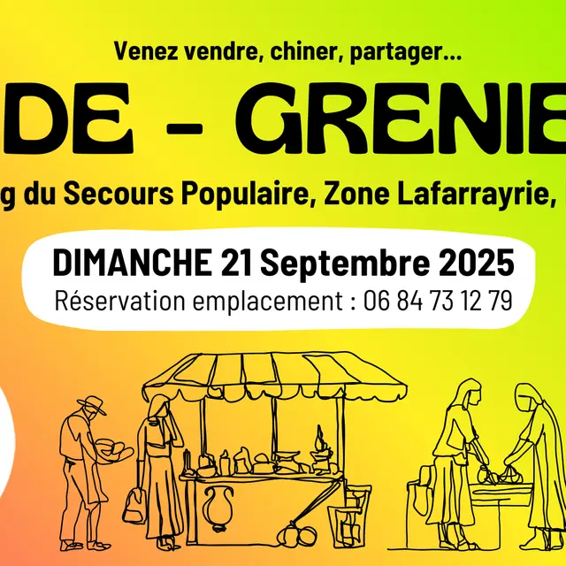 Vide-grenier à Figeac