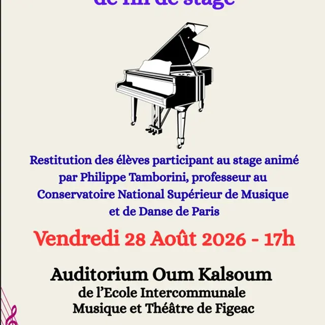 fin de stage piano emi