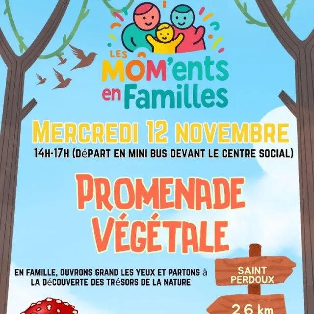 Promenade Végétal avec le centre Social de Figeac